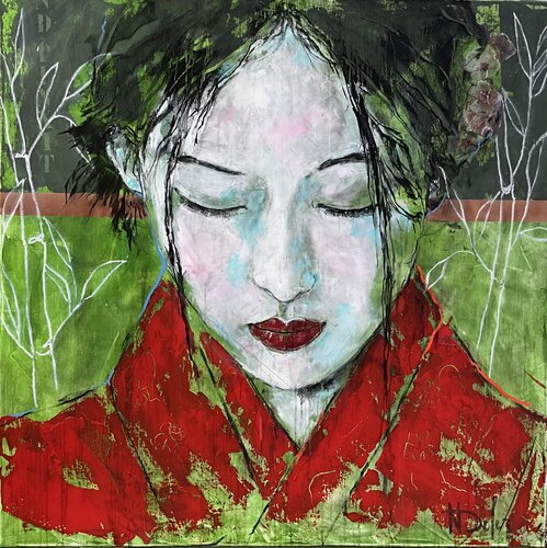 SILENCE INTÉRIEUR by Nadine Defer, Painting for Sale on Select