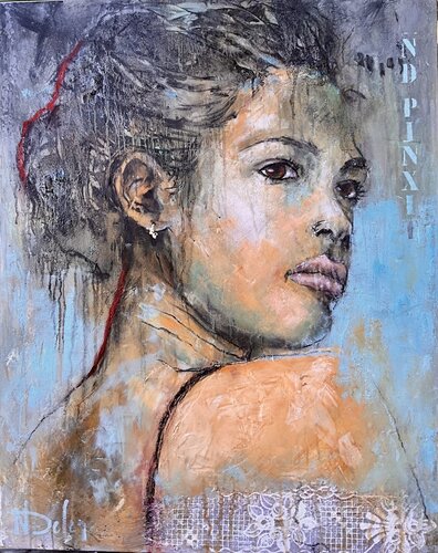 "Entre deux silences" by Nadine Defer, Painting for Sale on Select