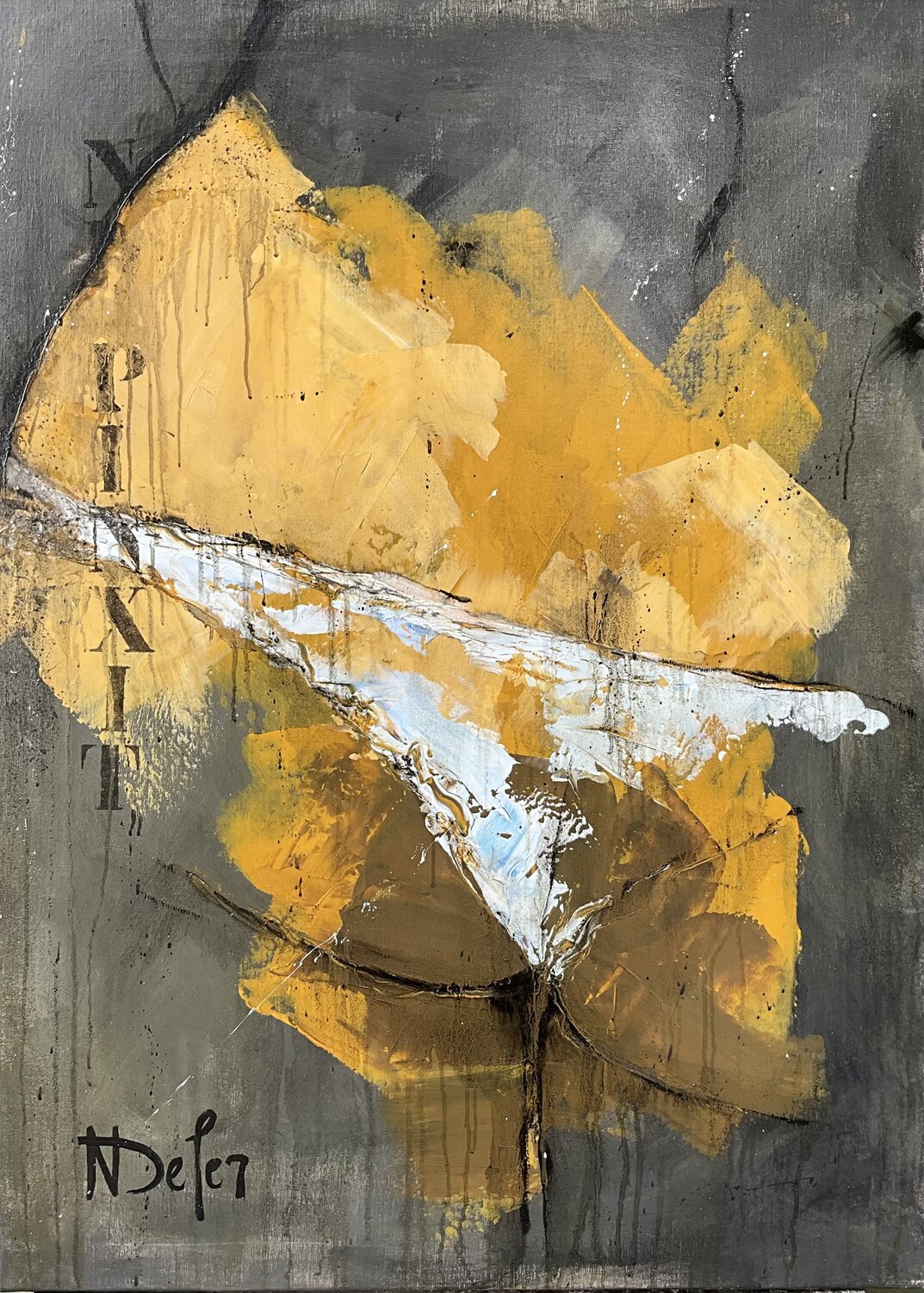 L’intime en éclat Nadine Defer Original painting for sale