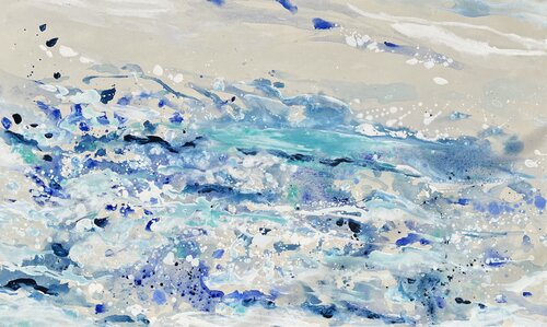 Aguas cristalinas by Laura Alonso, Painting for Sale on Select