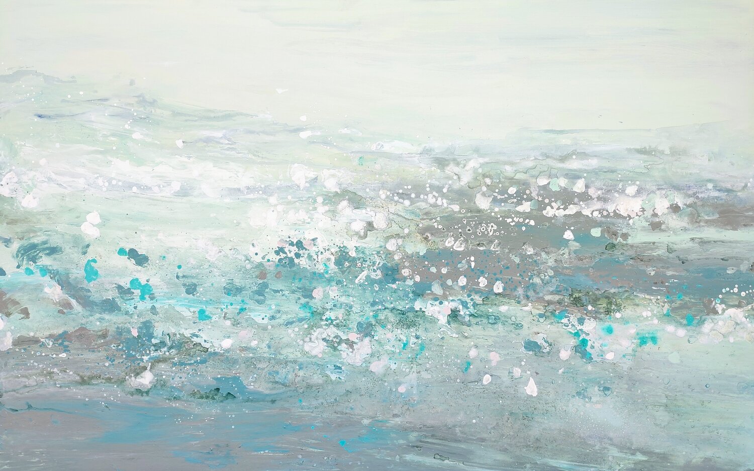 Silencios entre el viento y el mar Laura Alonso Original painting for sale