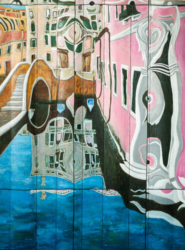 Venezia - Campo San Boldo by Piero Casarin, Painting for Sale on Select