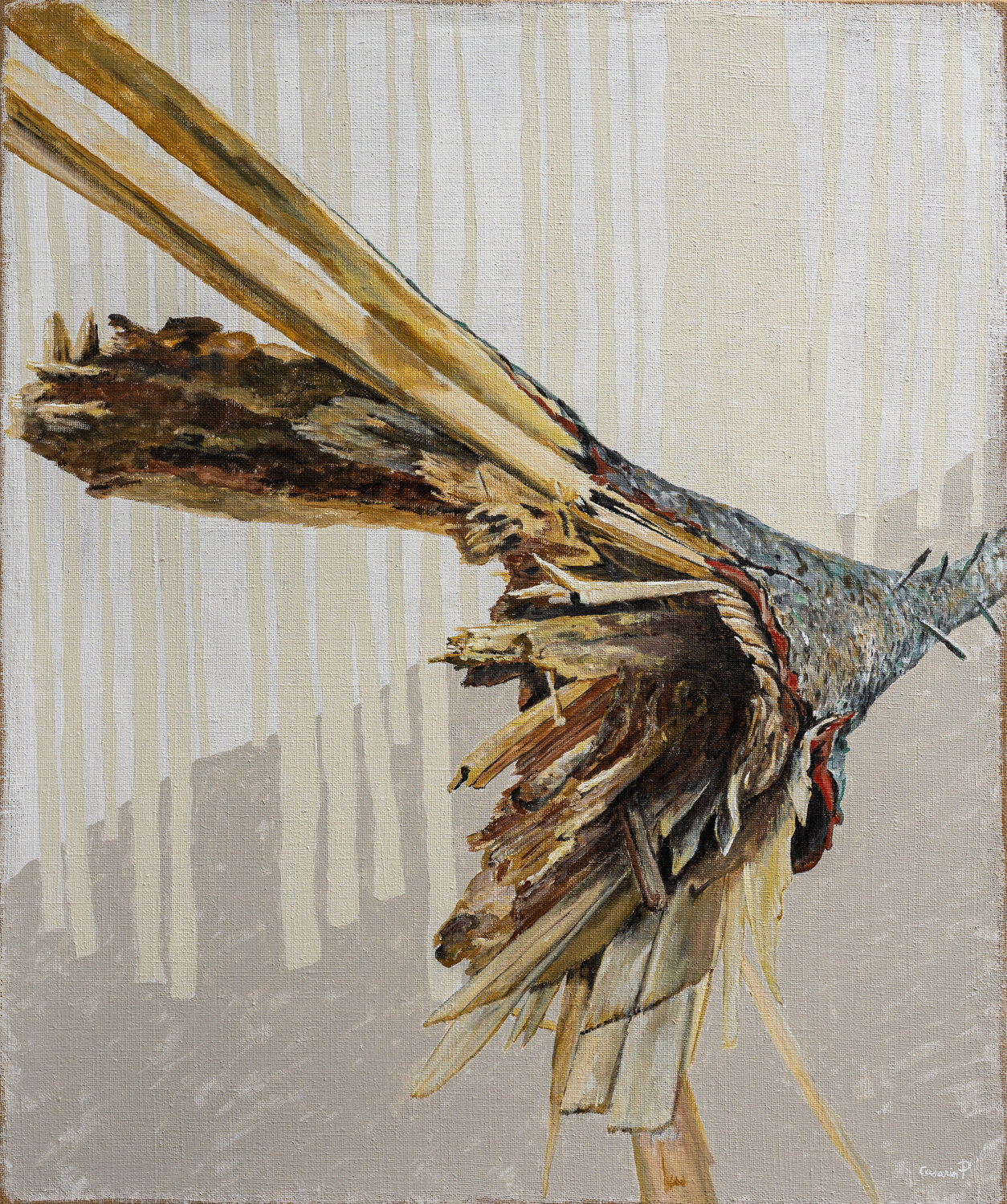 Il vento di Vaja Piero Casarin Original painting for sale