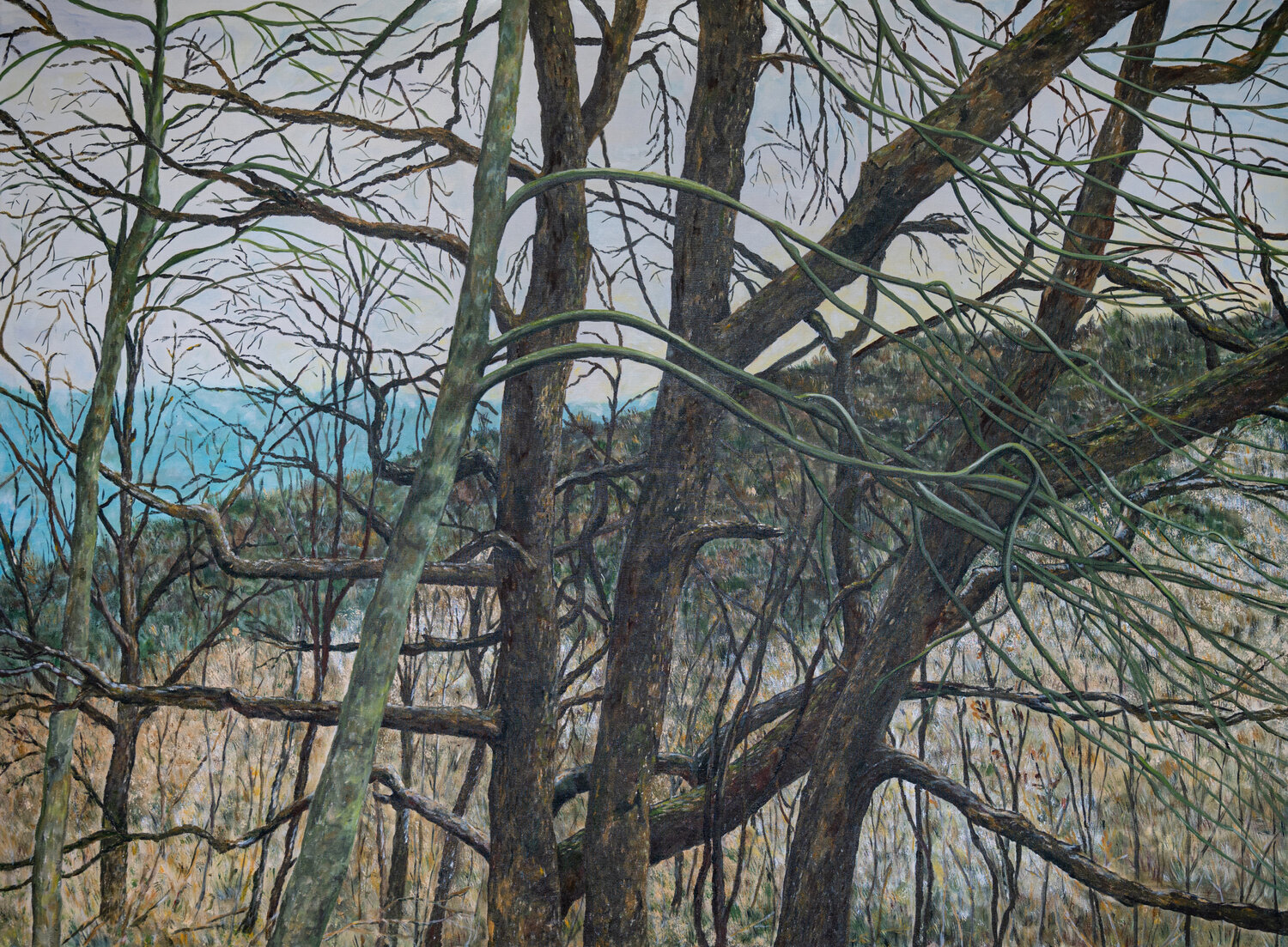 Aspettando il freddo Piero Casarin Original painting for sale