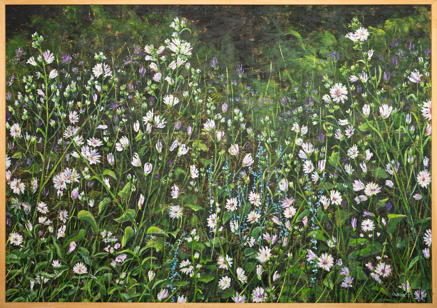 Occhi Rosa Piero Casarin Original painting for sale