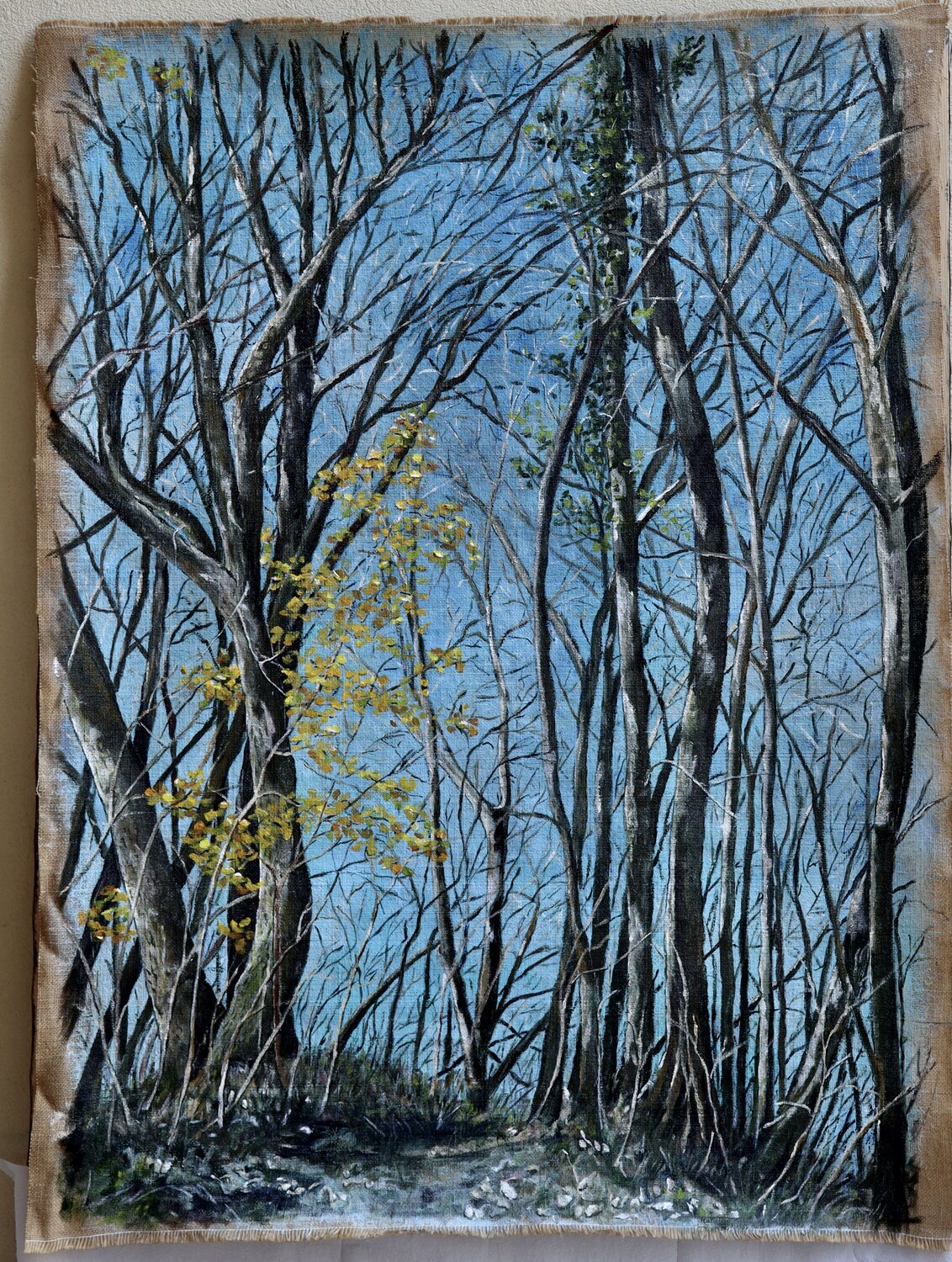 Sentiero Luminoso Piero Casarin Original painting for sale