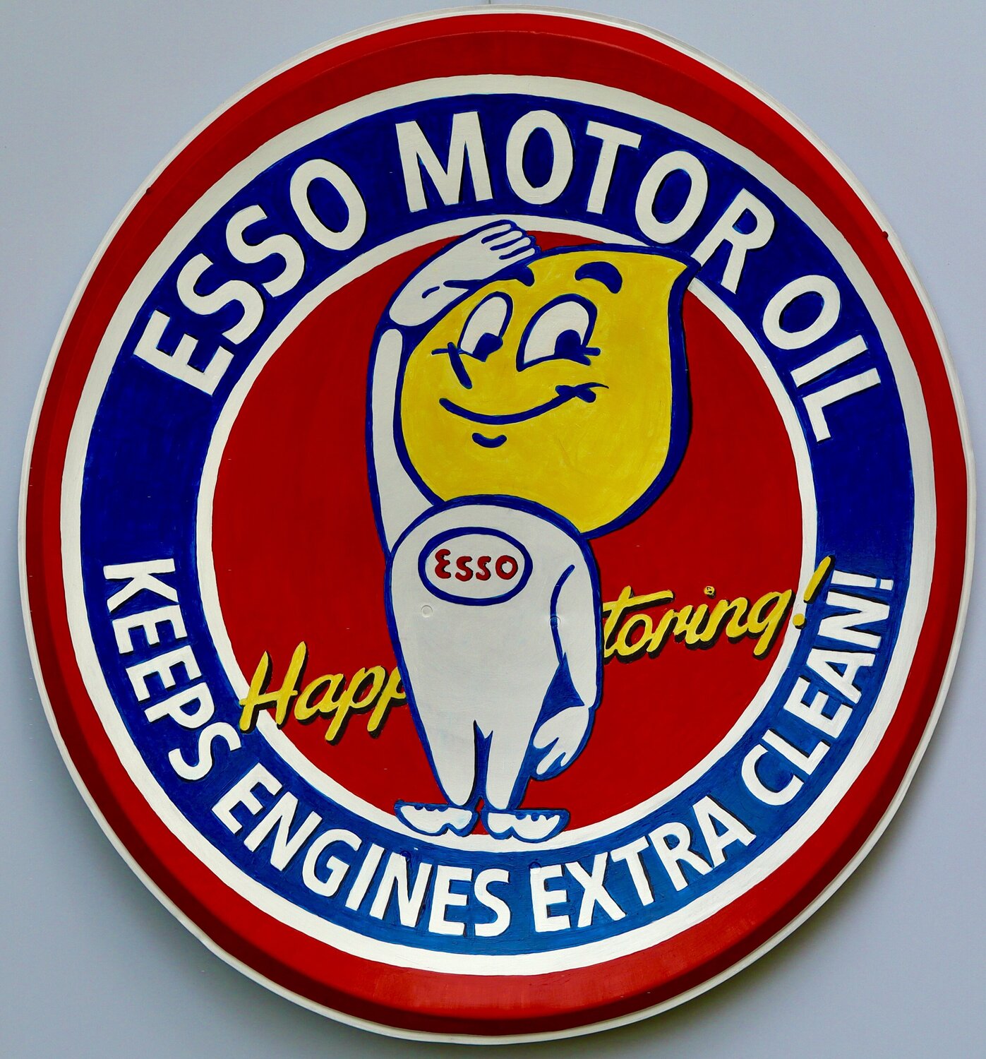 Clean engines Piero Casarin Original painting for sale