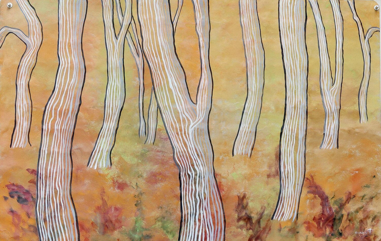 Africa Piero Casarin Original painting for sale