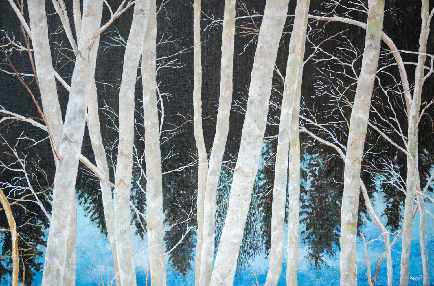Riflesso d'Estate Piero Casarin Original painting for sale