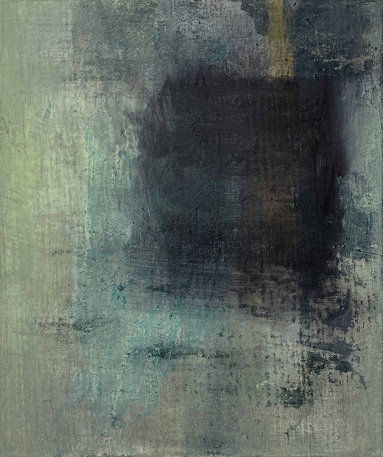 Pourtant, sous la tutelle invisible d'un Ange ... Per Gulden Original painting for sale