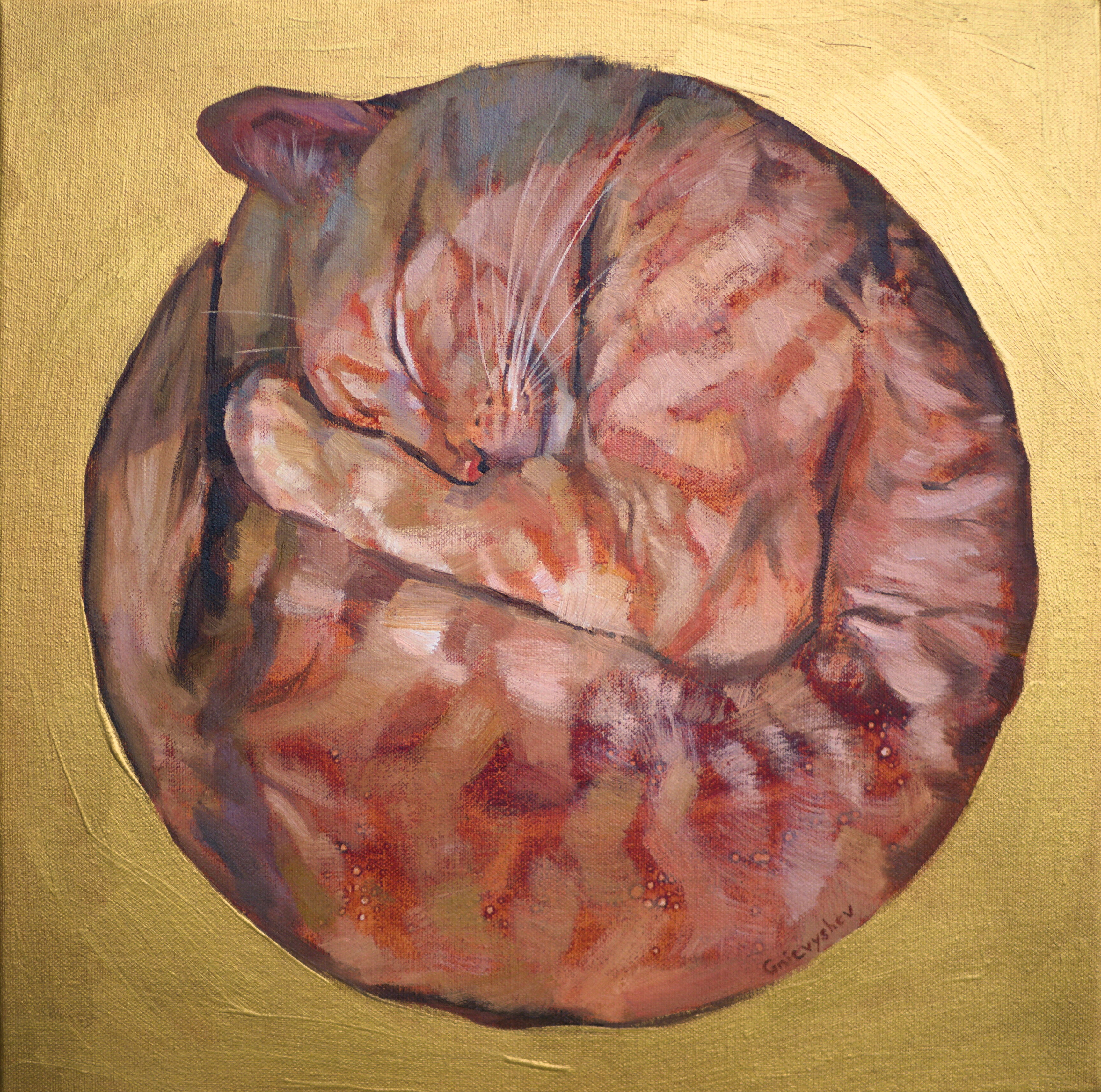 Schlafende Katze