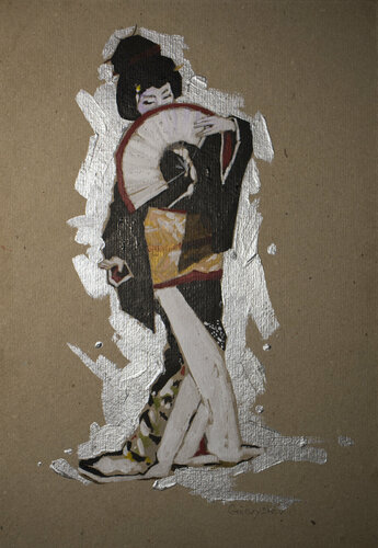 Kimono by Oleksii Gnievyshev, Painting for Sale on Select