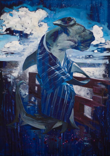 Samebito by Oleksii Gnievyshev, Painting for Sale on Select