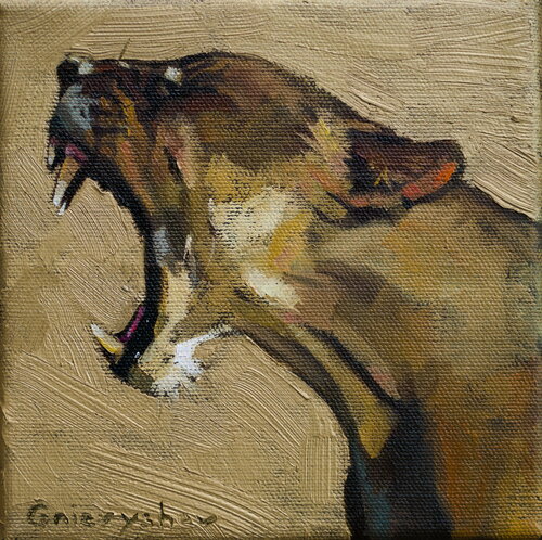 Roar by Oleksii Gnievyshev, Painting for Sale on Select