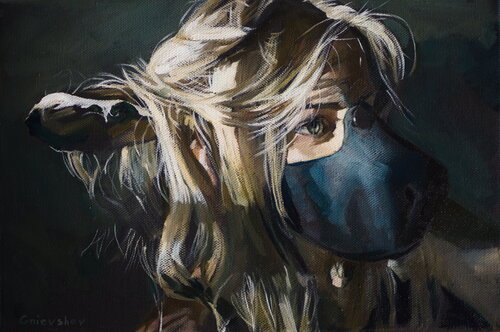 Flocon by Oleksii Gnievyshev, Painting for Sale on Select