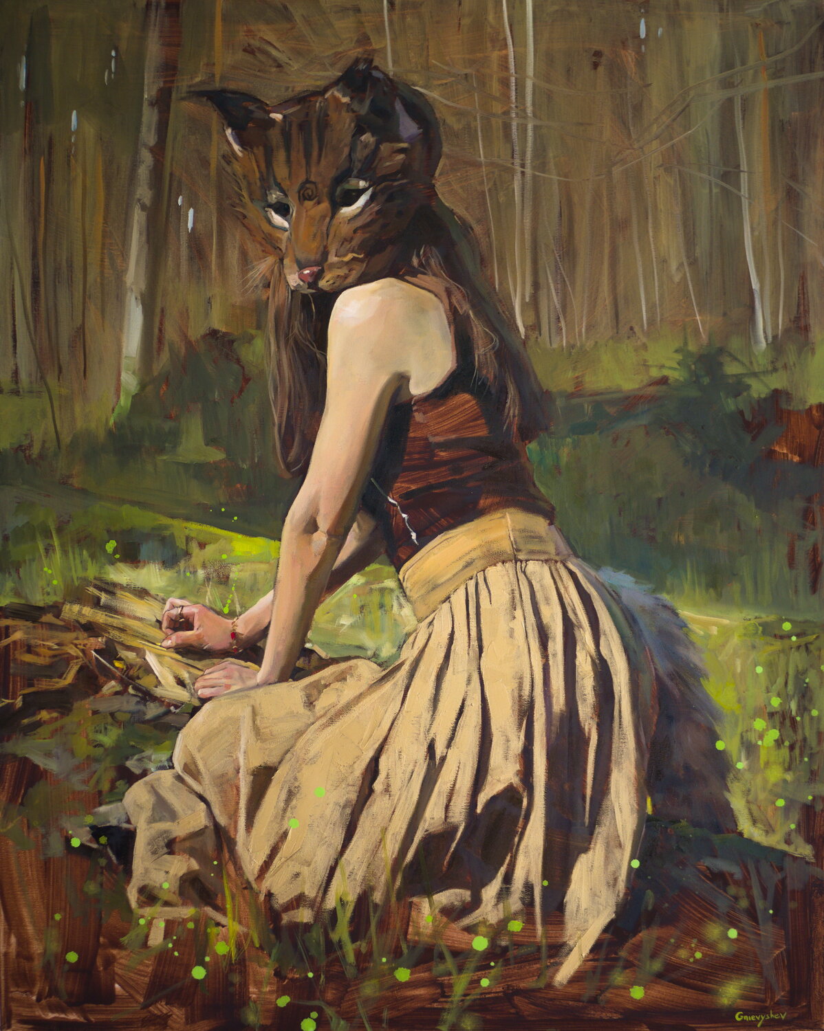 Amethyst Oleksii Gnievyshev Original painting for sale