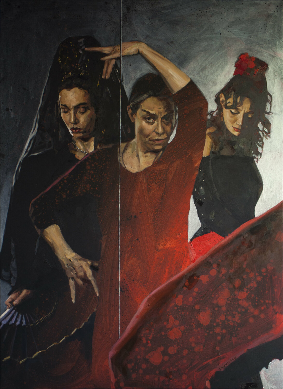 Spiegel Oleksii Gnievyshev Original painting for sale