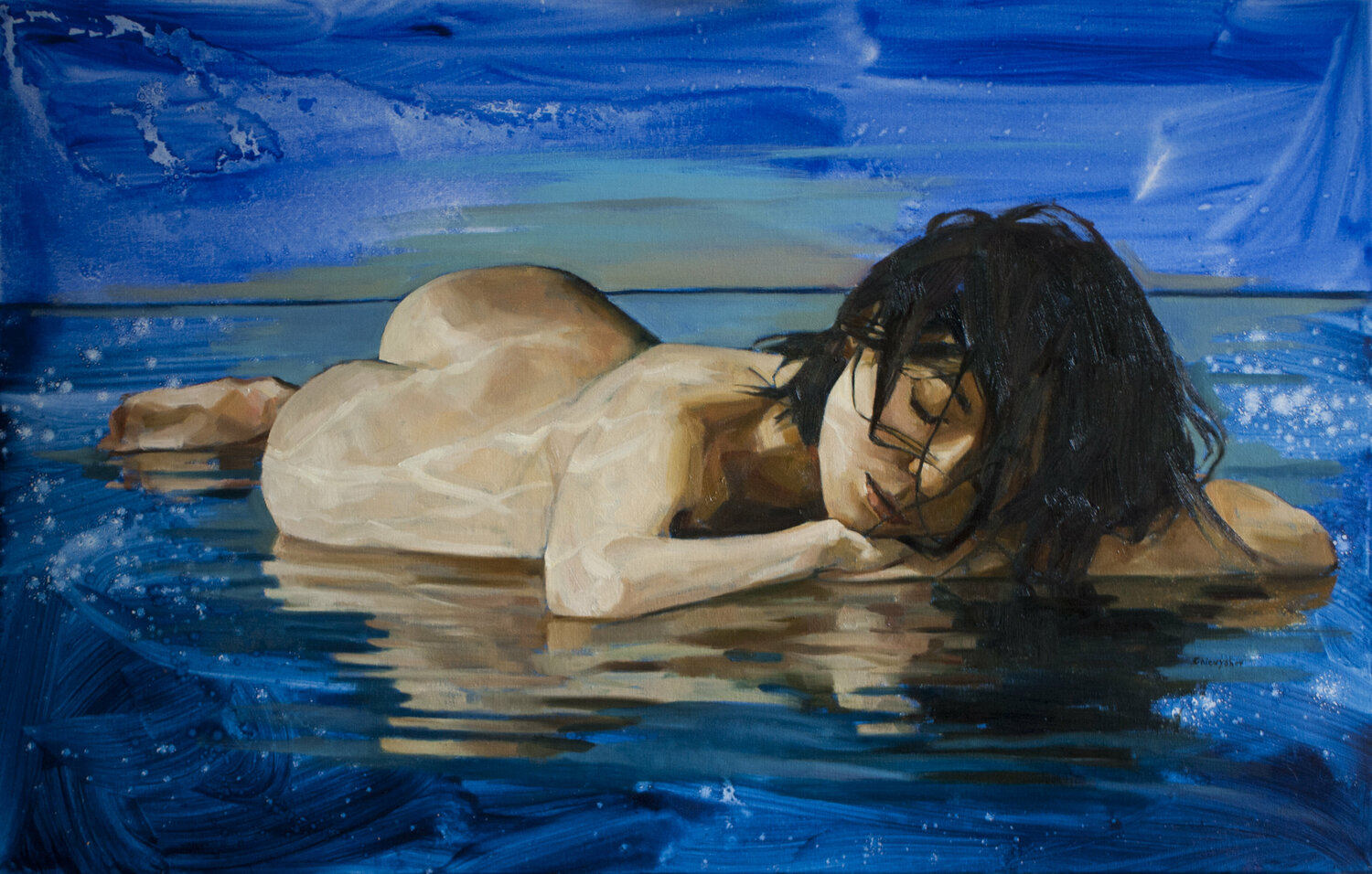 Schlummernde Venus Oleksii Gnievyshev Original painting for sale