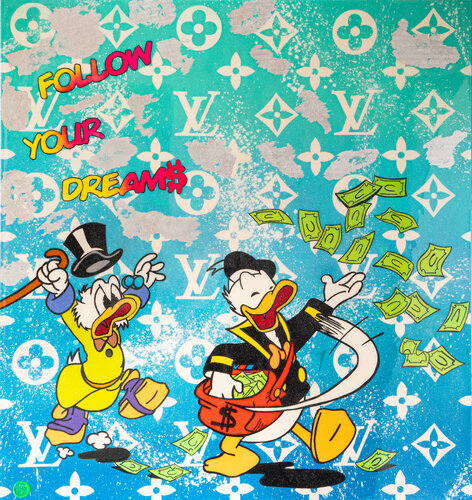 Follow your dreams by JoGis Art, Painting for Sale on Select