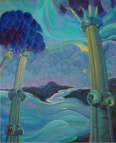 Ode To Nature by Yüksel Hassan, Painting for Sale on Select