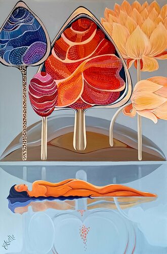 Awakening by Yüksel Hassan, Painting for Sale on Select