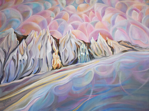Reflections On the Earth by Yüksel Hassan, Painting for Sale on Select
