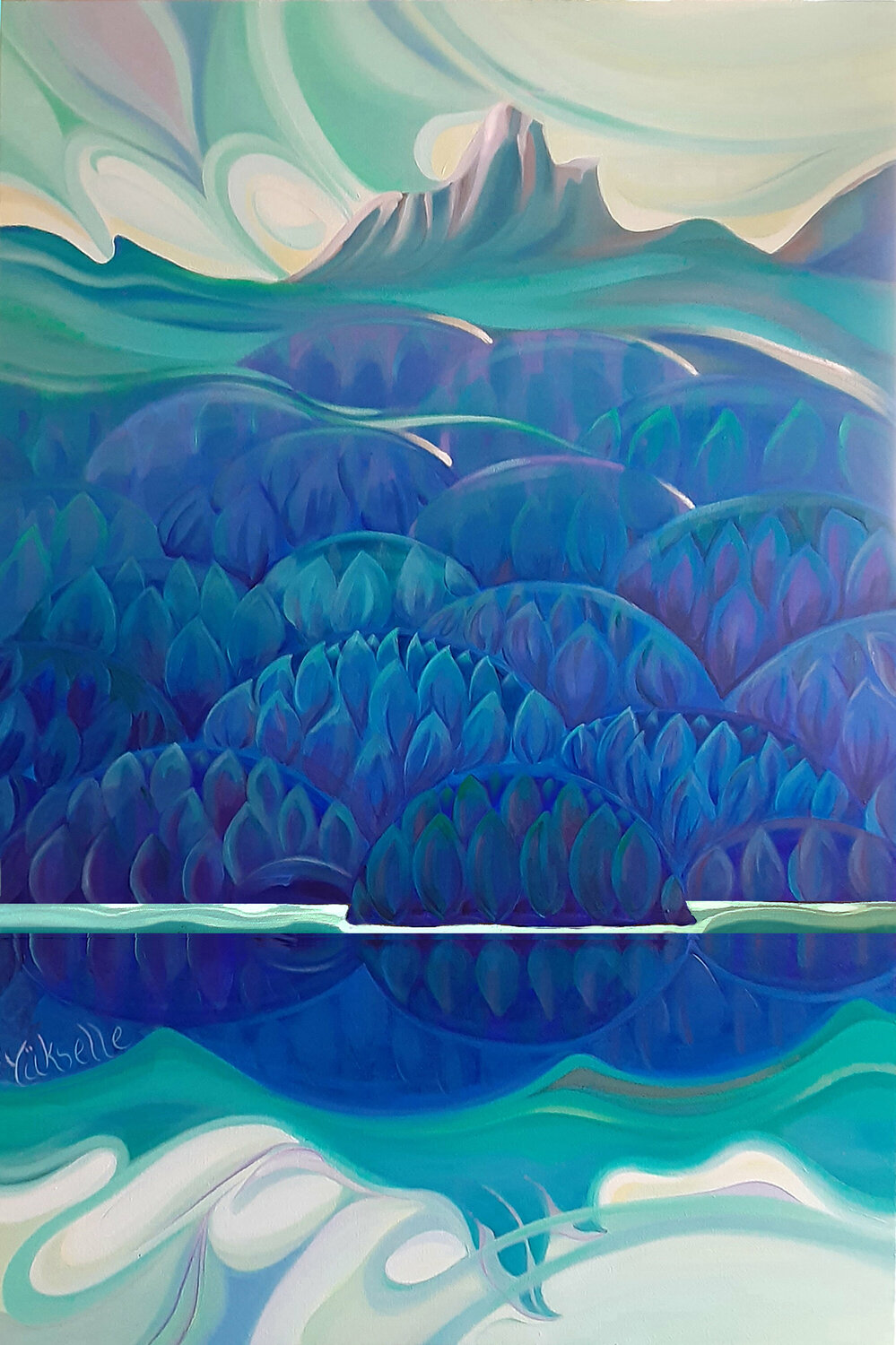 North Light Yüksel Hassan Original painting for sale
