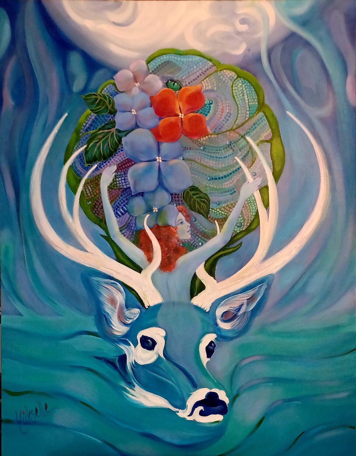 Eternal Recurrence Yüksel Hassan Original painting for sale