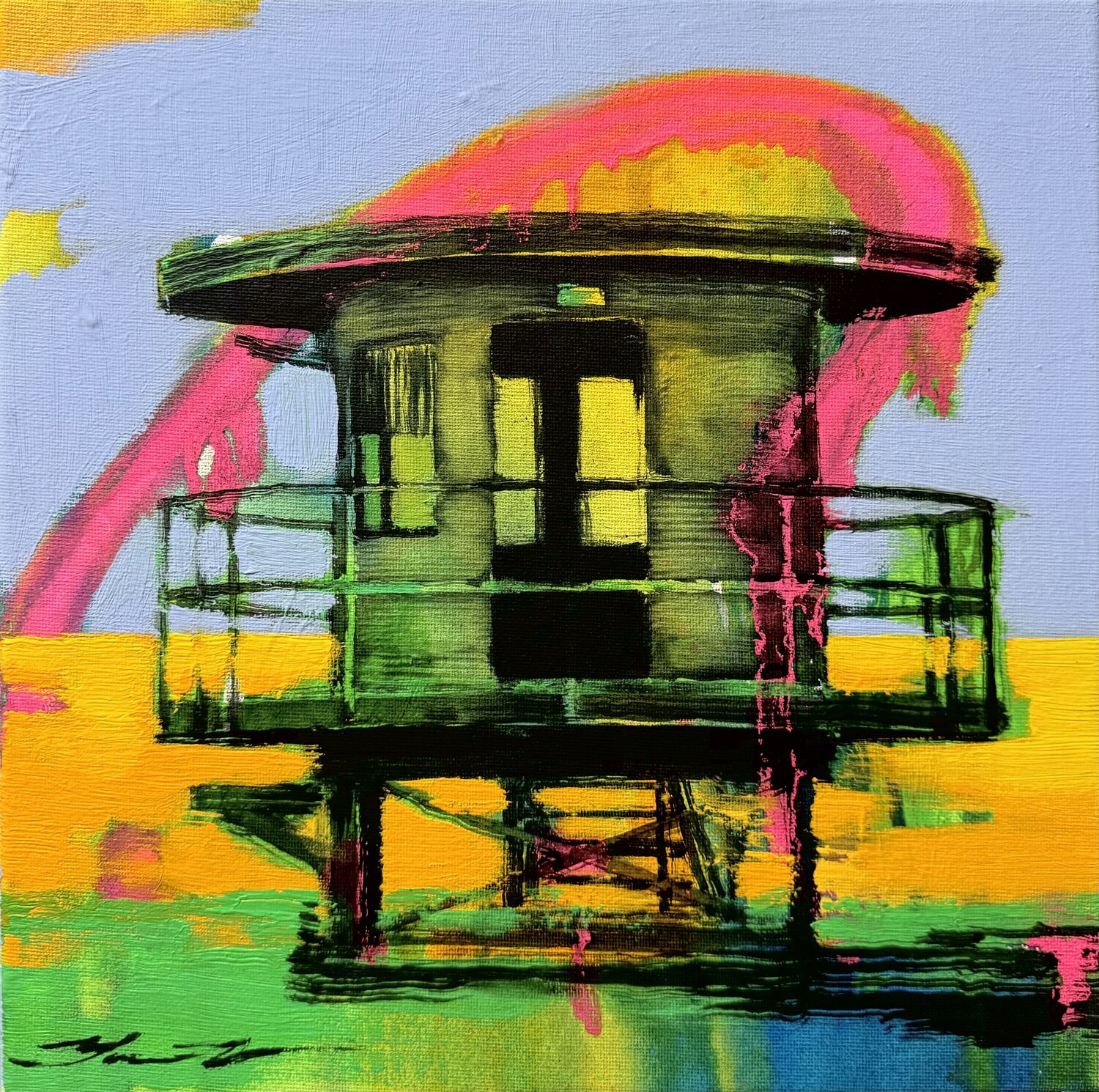 Summer day Yaroslav Yasenev Original painting for sale