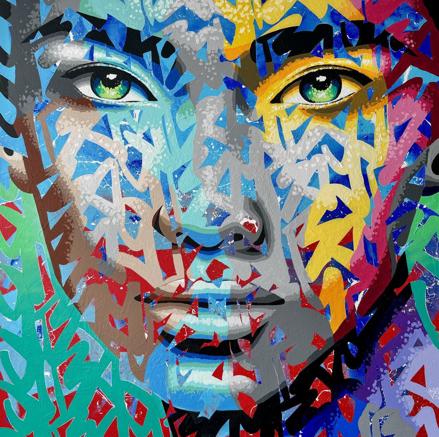 Urban act VIII Yoann Bonneville (YBA) Originalgemälde zu verkaufen