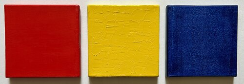 Wer hat Angst vor Rot, Gelb und Blau? by Thomas Peter Kausel, Painting for Sale on Select