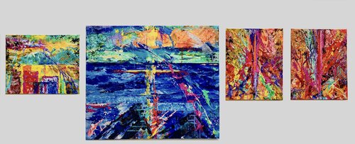 Zartheit und Kraft by Thomas Peter Kausel, Painting for Sale on Select