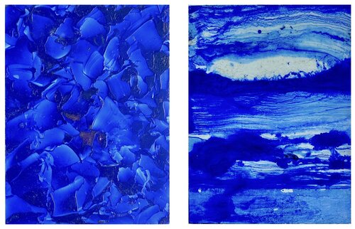 Ultramarinblau by Thomas Peter Kausel, Painting for Sale on Select