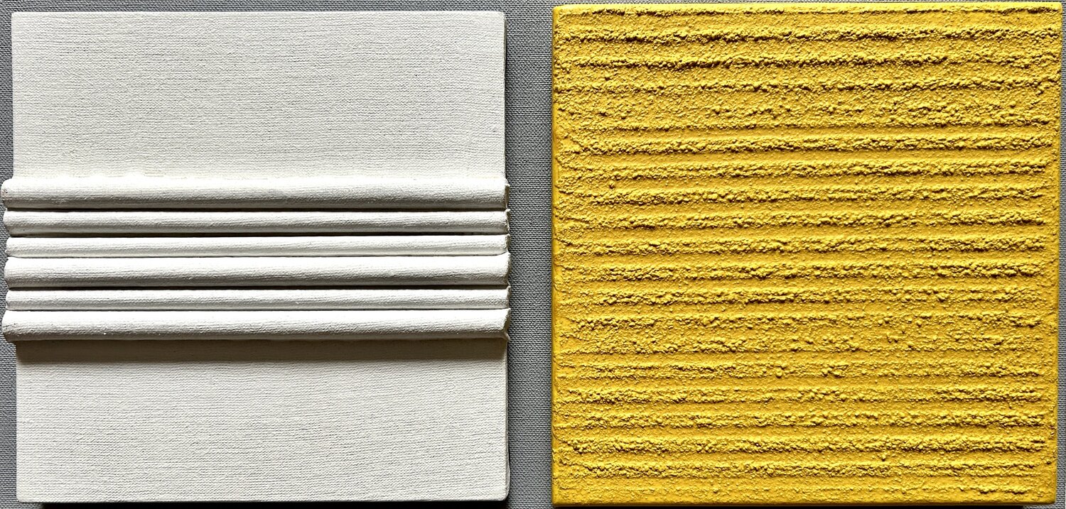 Abstrakte Malerei. Inspiration durch Piero Manzoni. Thomas Peter Kausel Original painting for sale