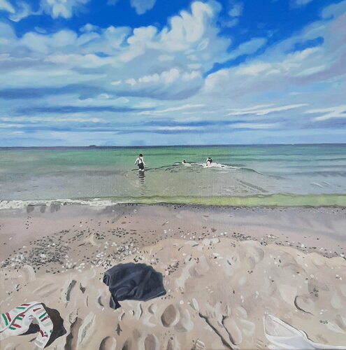 Cold Water by Ulla Kutter, Painting for Sale on Select