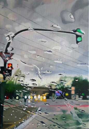 On The Way Home 2 by Ulla Kutter, Painting for Sale on Select