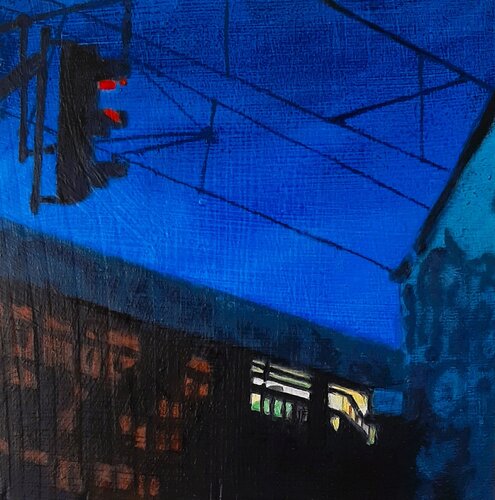 Night Sky 2 by Ulla Kutter, Painting for Sale on Select