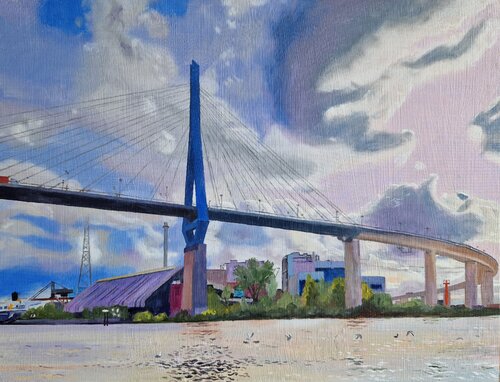Die Brücke by Ulla Kutter, Painting for Sale on Select