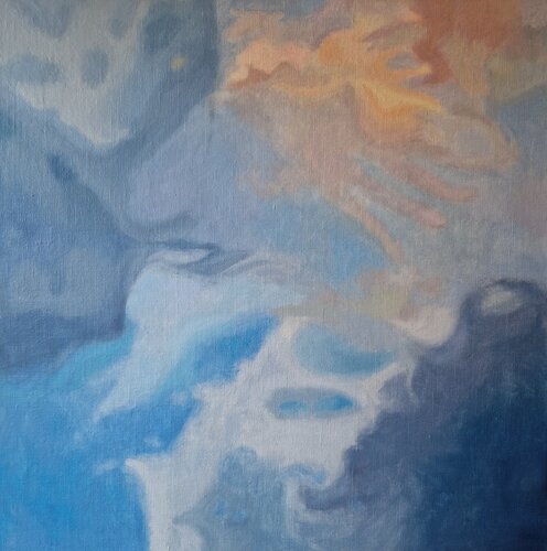 Himmel by Ulla Kutter, Painting for Sale on Select