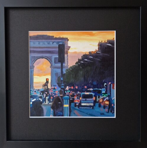 Champs-El´yse´´es by Ulla Kutter, Painting for Sale on Select