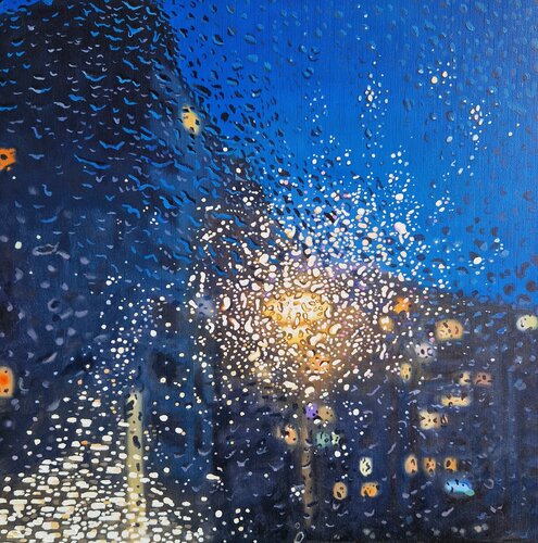 Rainy Day 7 by Ulla Kutter, Painting for Sale on Select