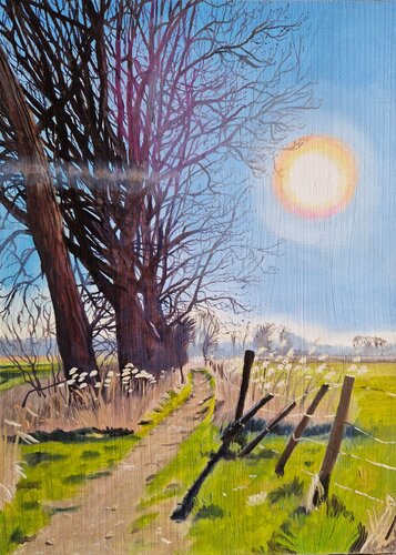 Frühlingssonne by Ulla Kutter, Painting for Sale on Select