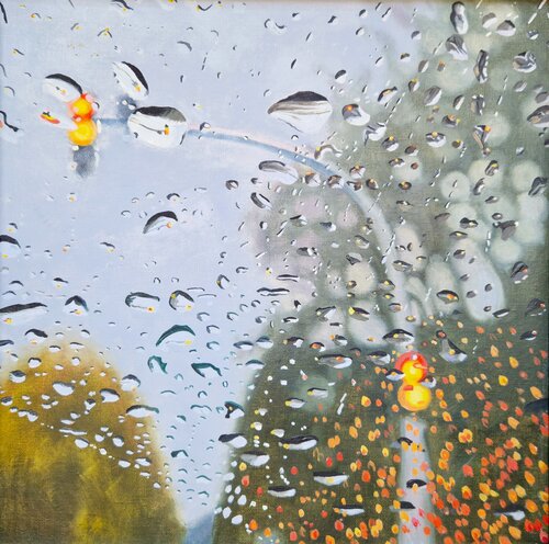 Rainy Day 8 by Ulla Kutter, Painting for Sale on Select
