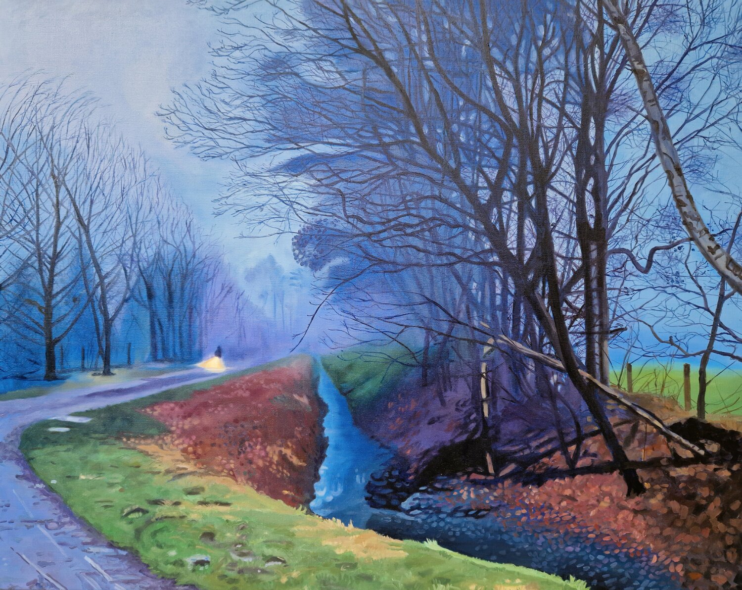 On the way home Ulla Kutter Original painting for sale