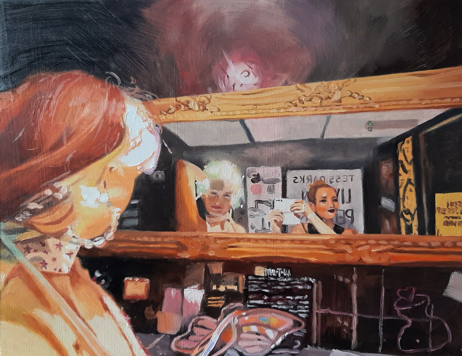 In The Club Ulla Kutter Original painting for sale