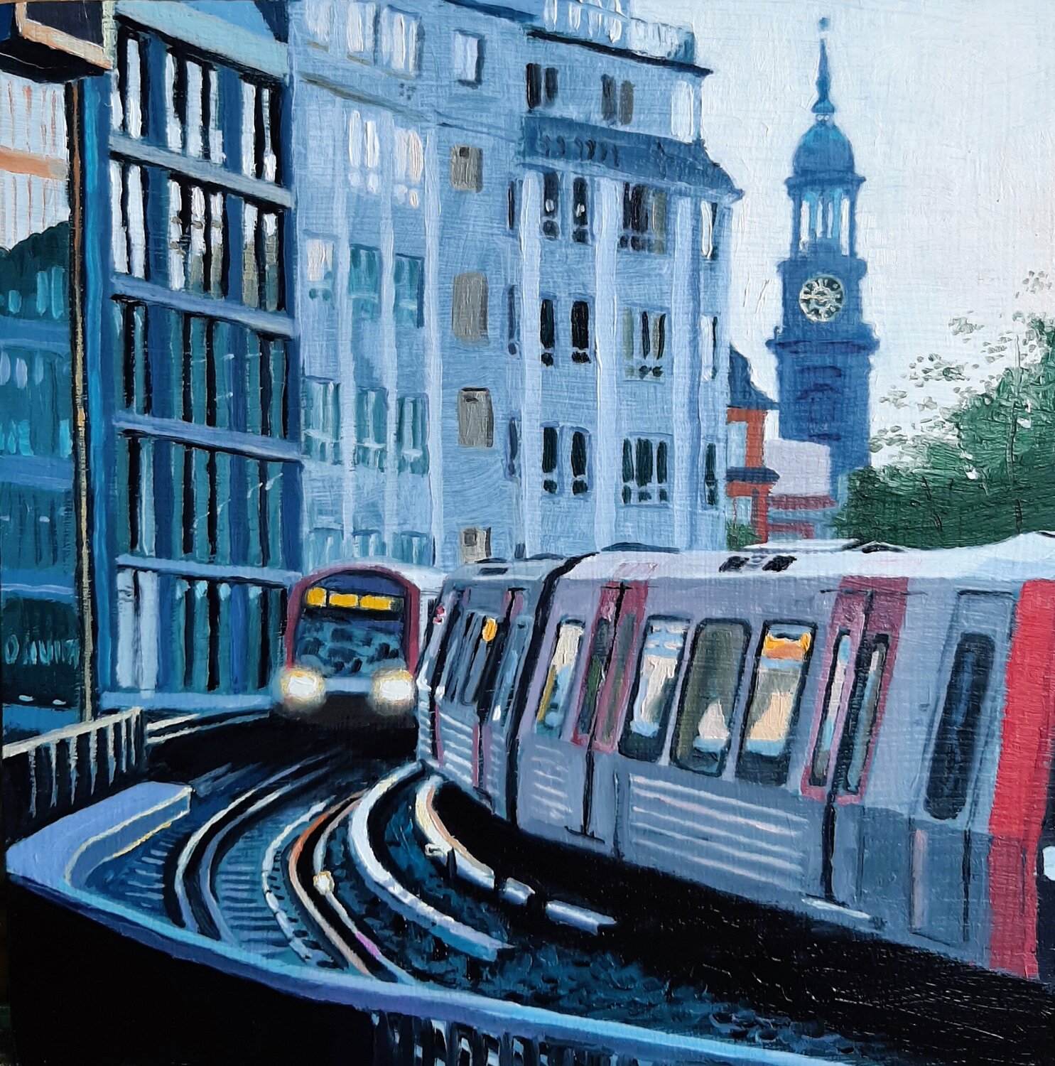 Michel und U3 Ulla Kutter Original painting for sale