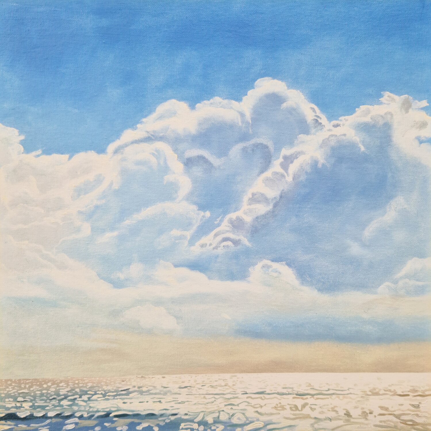 Wolken Ulla Kutter Original painting for sale