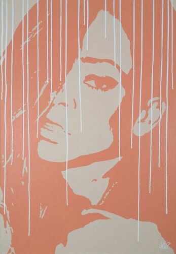 Peachy by Kevin Wilczewski, Painting for Sale on Select