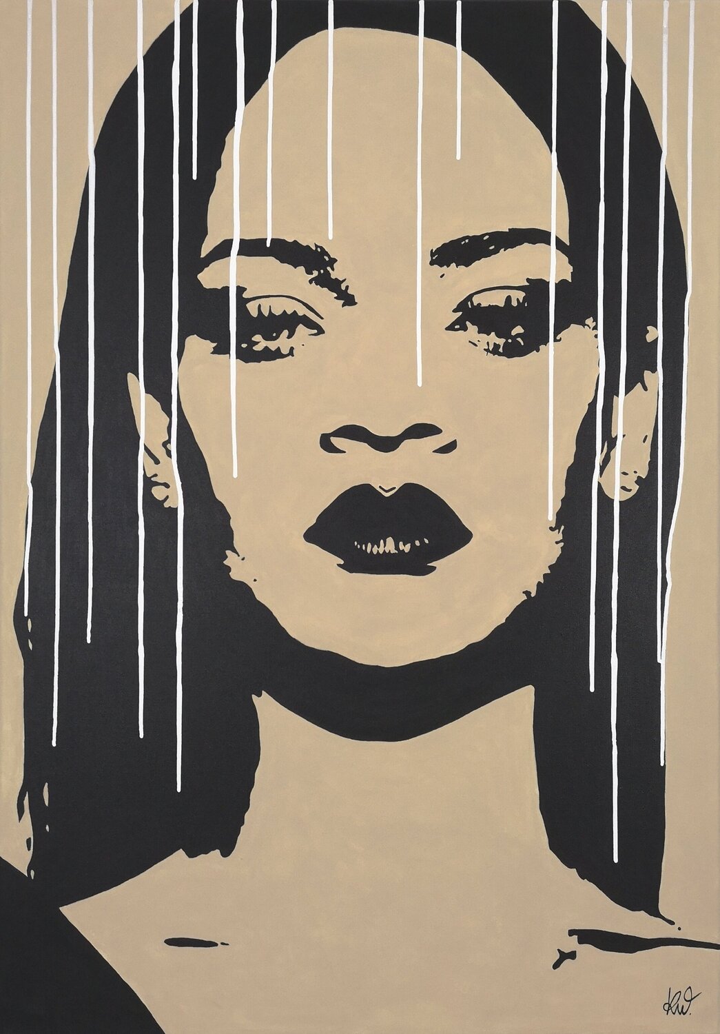 Independent beauty Kevin Wilczewski Original painting for sale