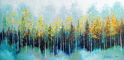 Amber Morning by Olha Darchuk, Painting for Sale on Select